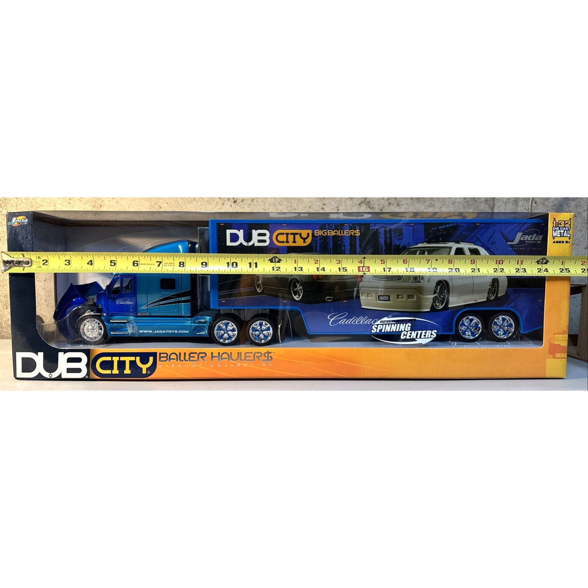 NEW Jada Toys Dub City Baller Haulers Die-Cast Collection — 1:32 Scale Kenworth Semi Truck (2004)