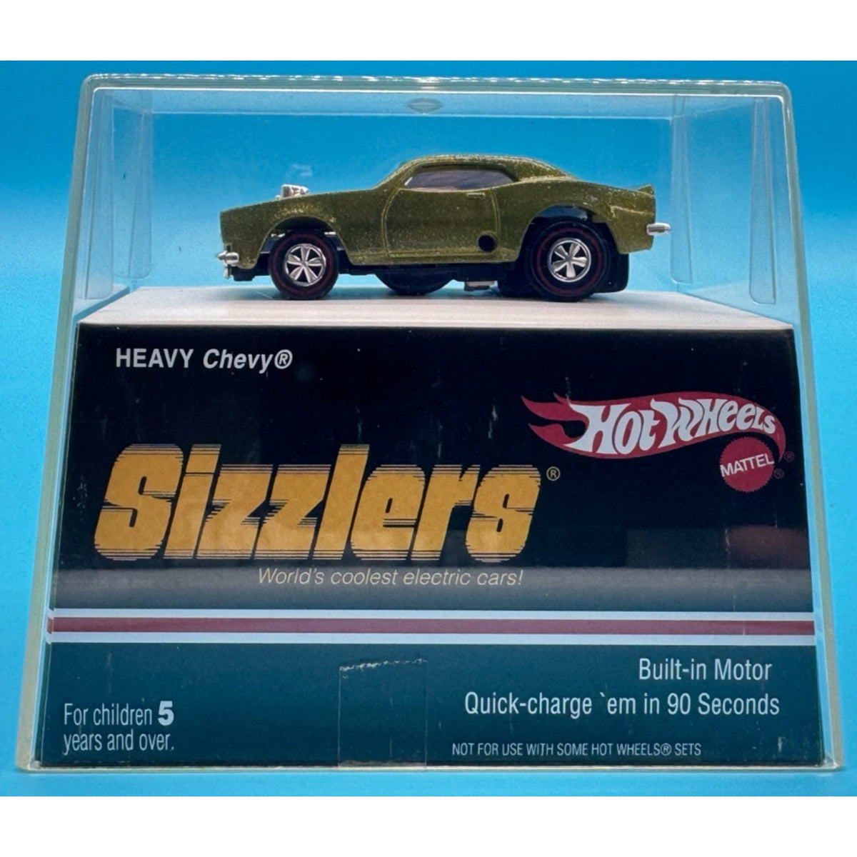 NEW Hot Wheels Sizzlers Green Heavy Chevy® — 2006 Target Exclusive Re-Release in Premium Acrylic Display Case (2006)