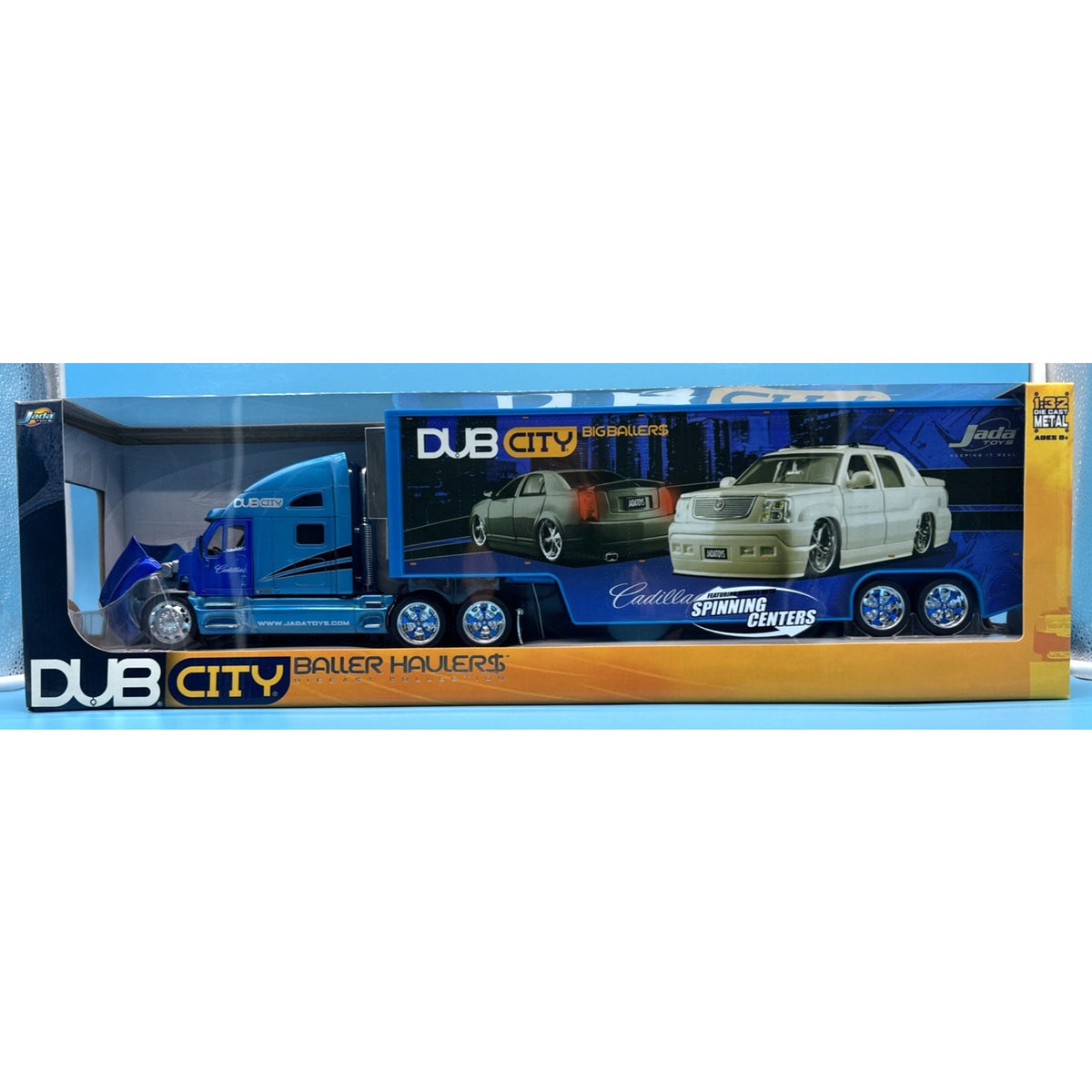 NEW Jada Toys Dub City Baller Haulers Die-Cast Collection — 1:32 Scale Kenworth Semi Truck (2004)