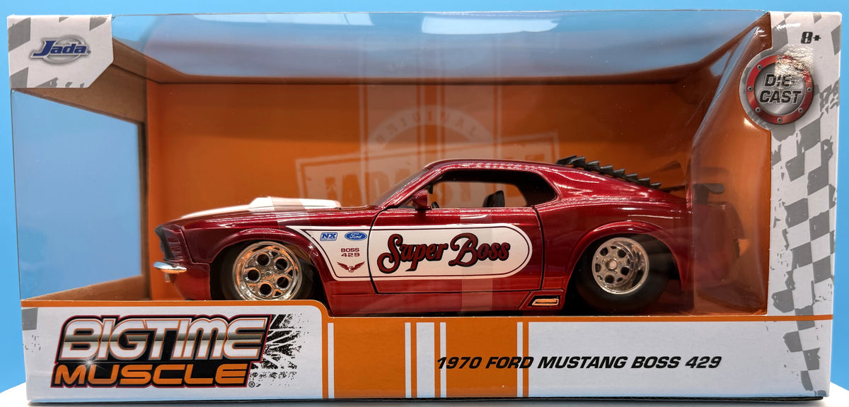 NEW Jada Bigtime Muscle 1970 Ford Mustang Boss 429 "Super Boss" 1:24 Die-Cast