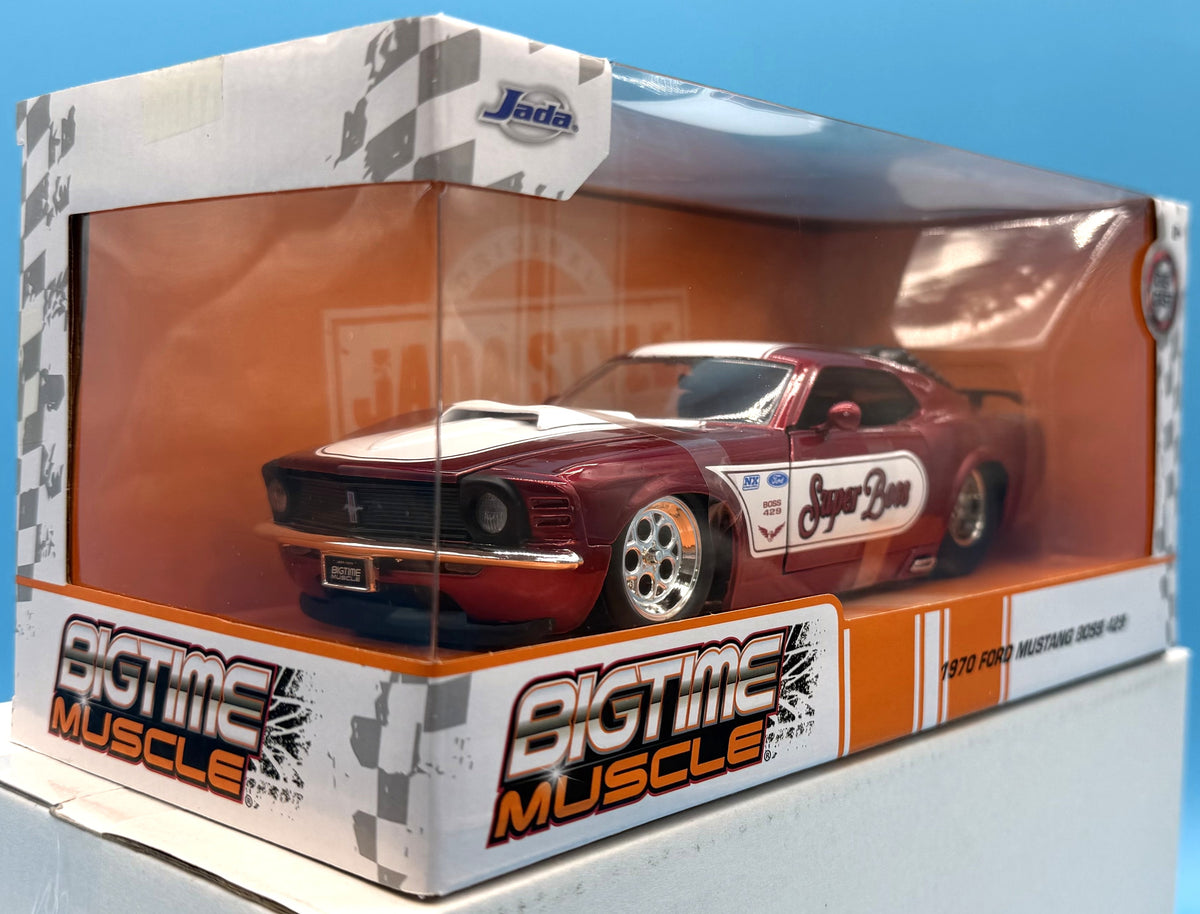NEW Jada Bigtime Muscle 1970 Ford Mustang Boss 429 "Super Boss" 1:24 Die-Cast