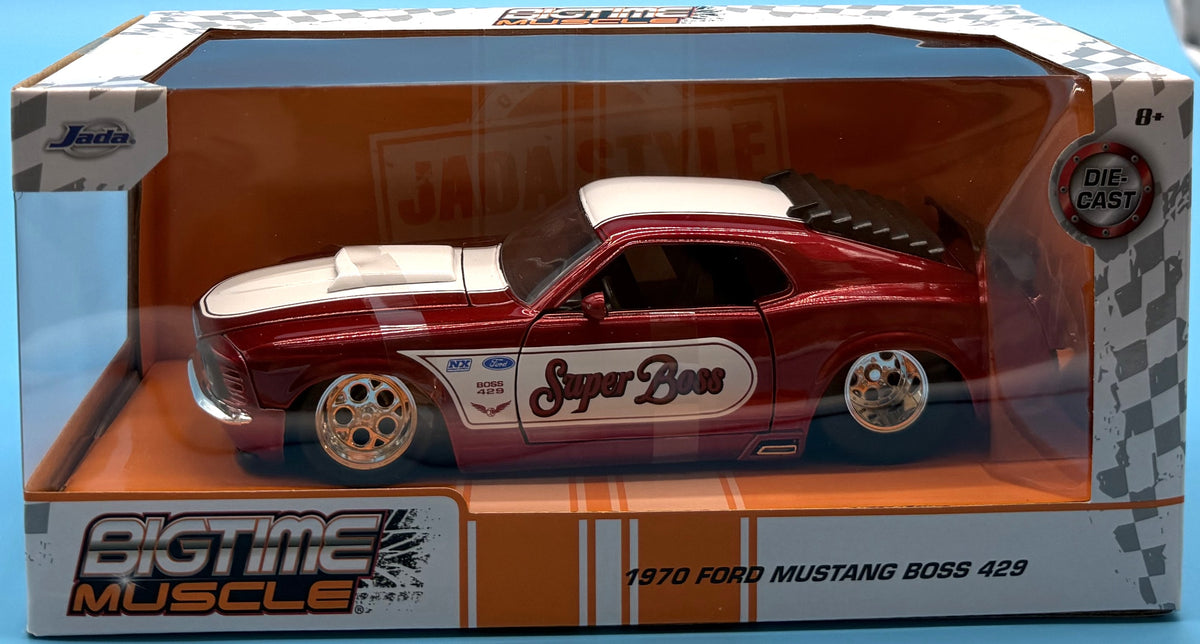NEW Jada Bigtime Muscle 1970 Ford Mustang Boss 429 "Super Boss" 1:24 Die-Cast