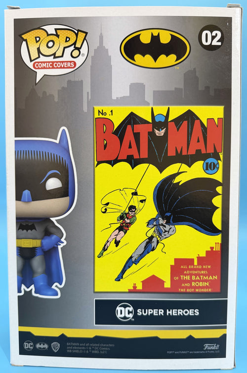 Funko POP! Comic Covers Batman #02 — DC Super Heroes (Batman #1 Golden Age Cover Art) 2016
