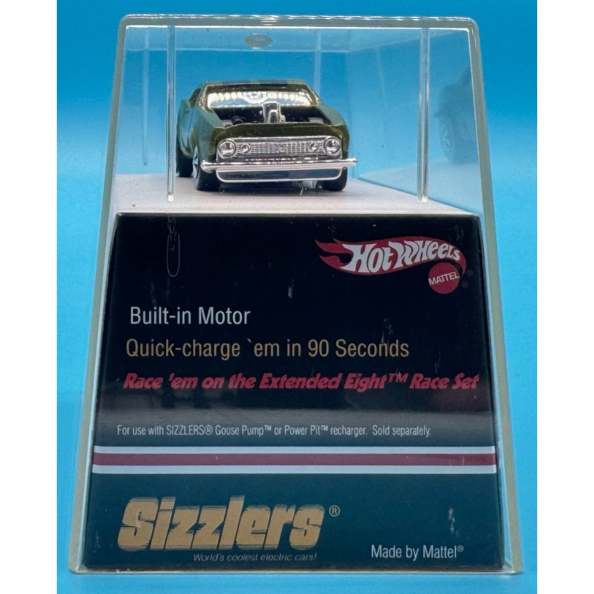 NEW Hot Wheels Sizzlers Green Heavy Chevy® — 2006 Target Exclusive Re-Release in Premium Acrylic Display Case (2006)
