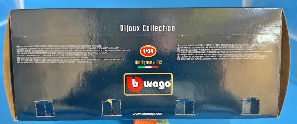 Bburago 1:24 1997 Dodge Viper GTS Coupe Red White Stripes Cod 1515 - Made in Italy - Never Removed - C-6 Box - The A.M.Y. Depot