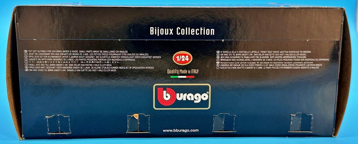 Bburago 1:24 1997 Dodge Viper GTS Coupe Red White Stripes Cod 1515 - Made in Italy - Never Removed - C-6 Box - The A.M.Y. Depot