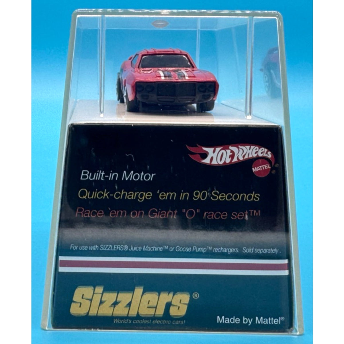 NEW Hot Wheels Sizzlers Red '69 Pontiac Firebird T/A — 2006 Target Exclusive Re-Release in Premium Acrylic Display Case (2006)