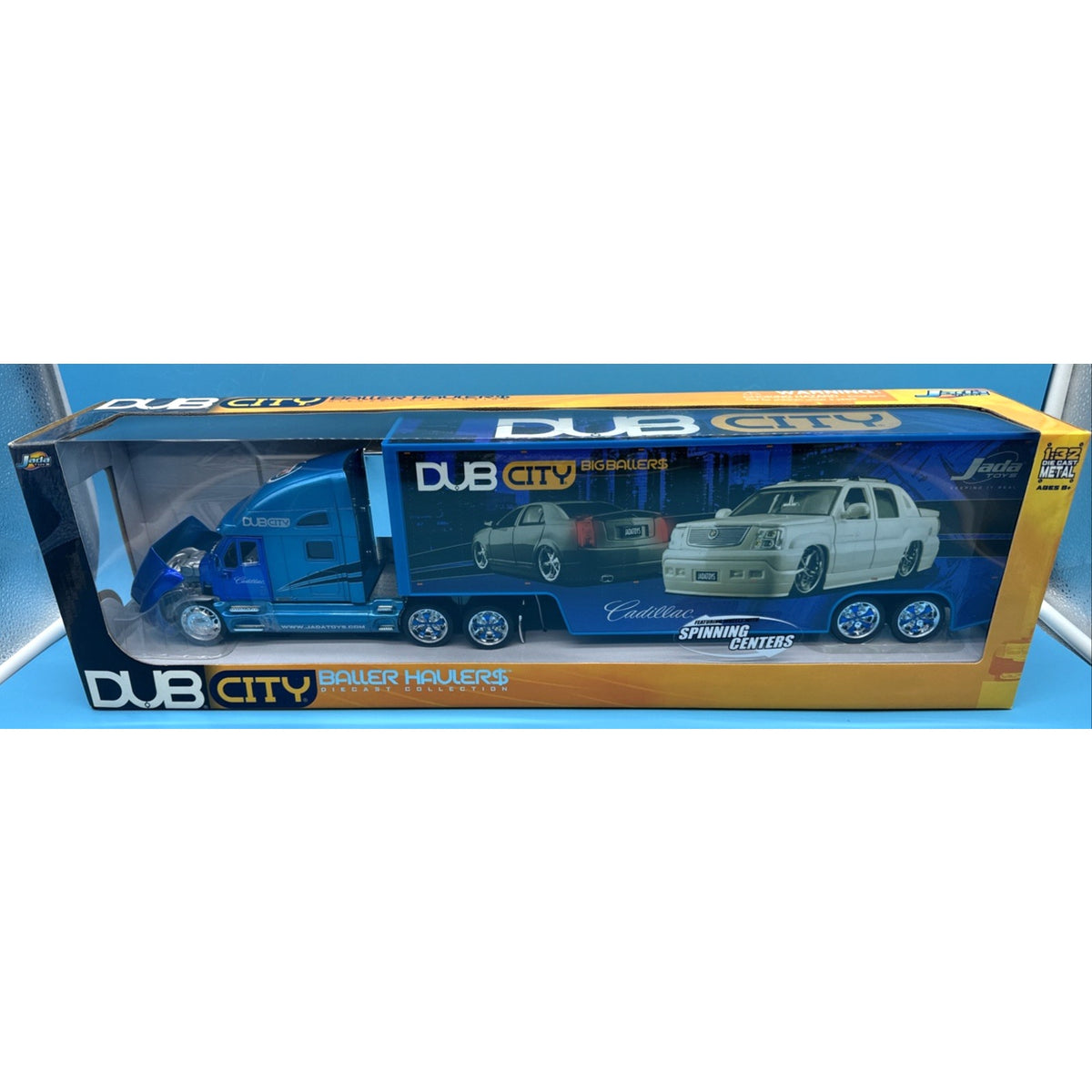 NEW Jada Toys Dub City Baller Haulers Die-Cast Collection — 1:32 Scale Kenworth Semi Truck (2004)