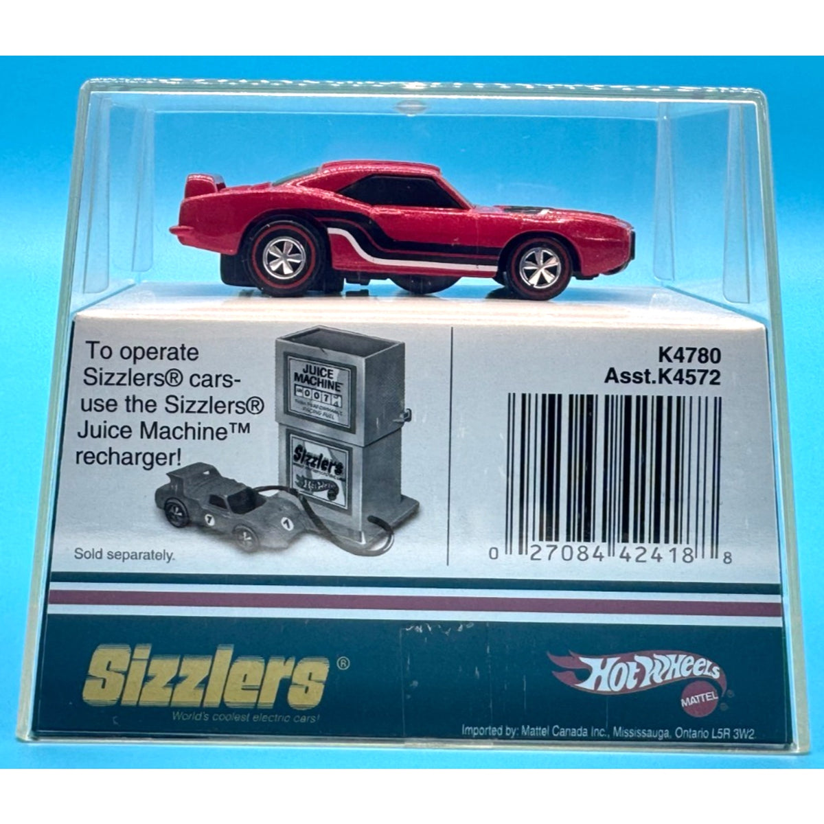 NEW Hot Wheels Sizzlers Red '69 Pontiac Firebird T/A — 2006 Target Exclusive Re-Release in Premium Acrylic Display Case (2006)
