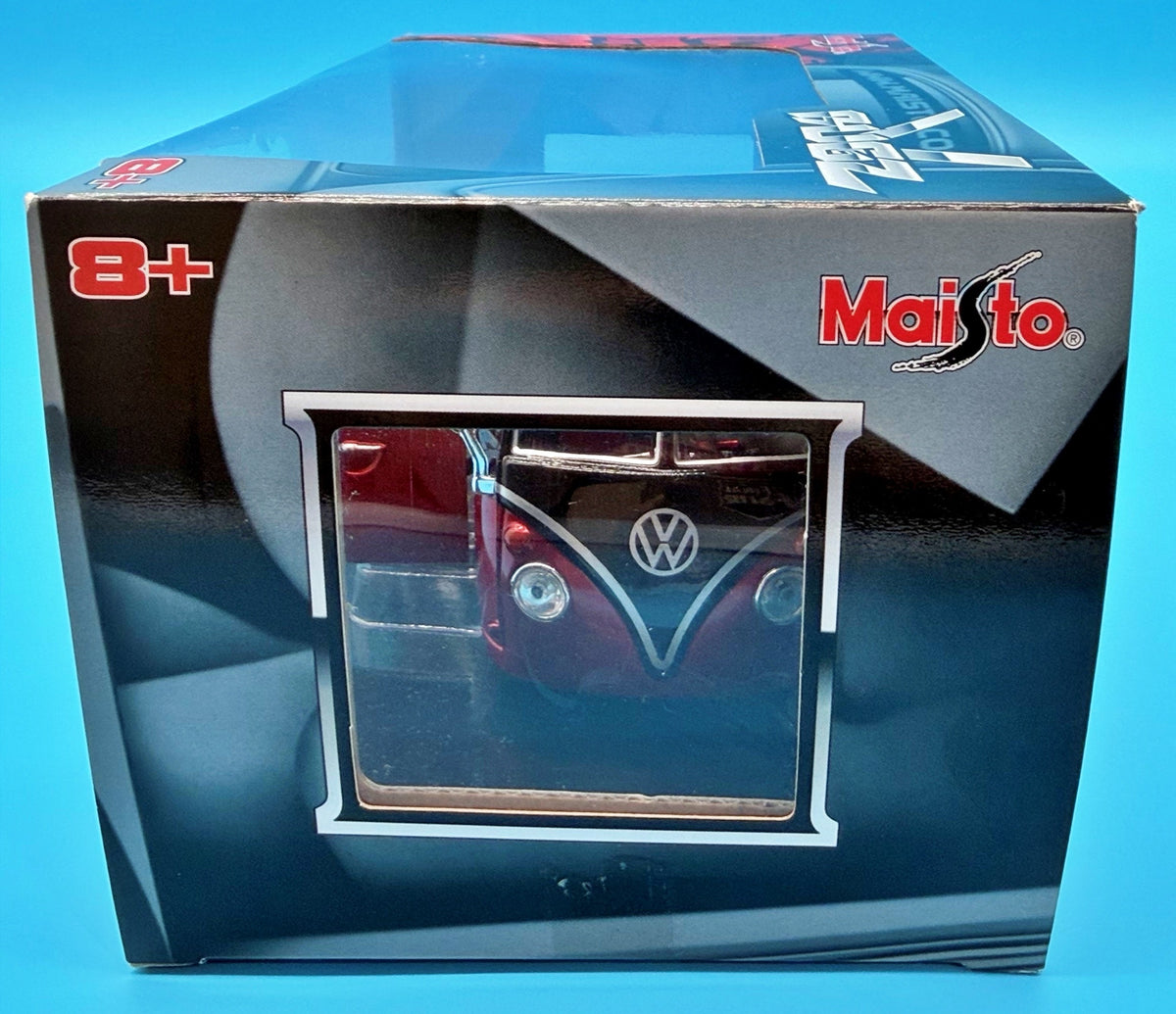 Maisto G Ridez Vbugz Volkswagen Samba Van 1:25 Red & Black Diecast, 2006 Sealed - The A.M.Y. Depot