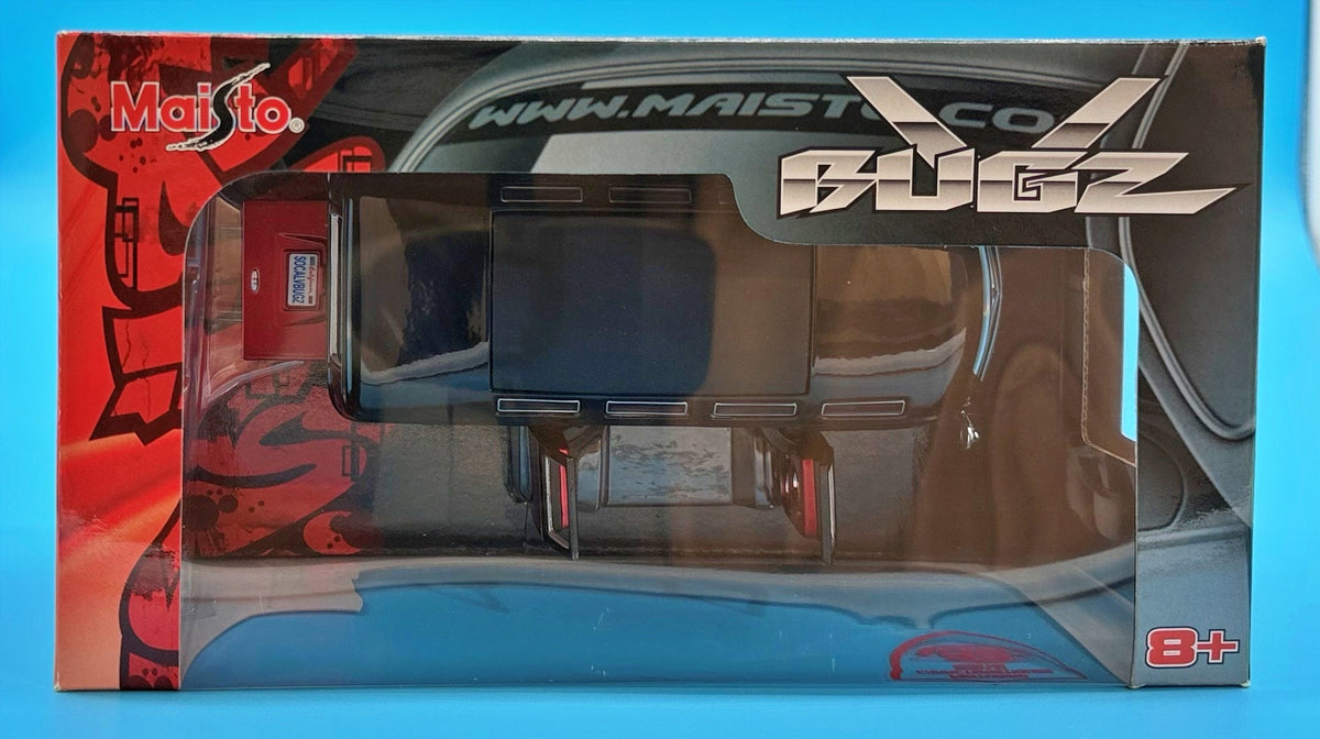 Maisto G Ridez Vbugz Volkswagen Samba Van 1:25 Red & Black Diecast, 2006 Sealed - The A.M.Y. Depot